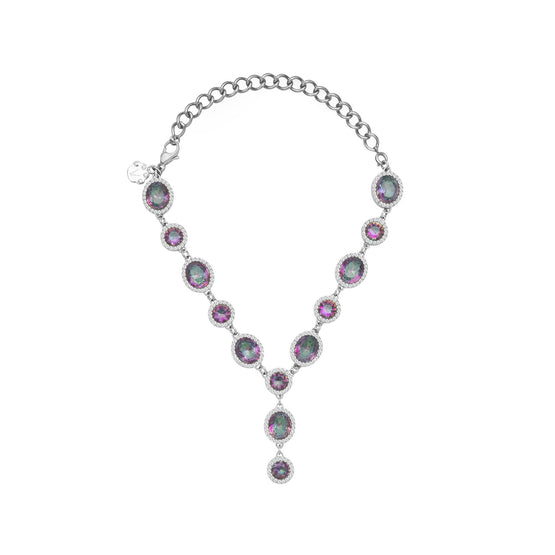Pet It On Rivi?re Necklace - Mystic Aurora