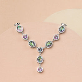 Pet It On Rivi?re Necklace - Mystic Aurora