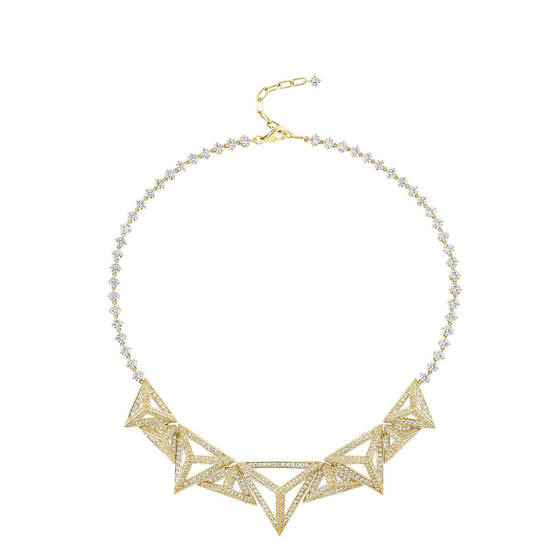 Runway Pyramid Necklace
