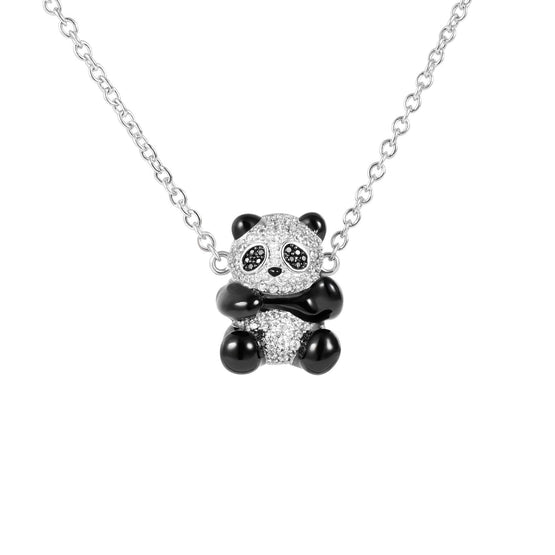 Puffy Panda Necklace - Playful Panda