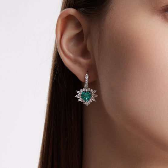 Fresco Bubbles Soapy Green Earrings