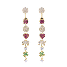 Seaside Treasures Emoji Two-Way Dangle Earrings