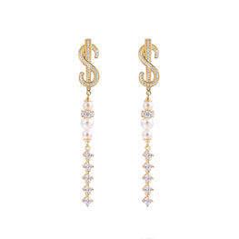 Seaside Treasures Emoji Pearl Dangle Earrings