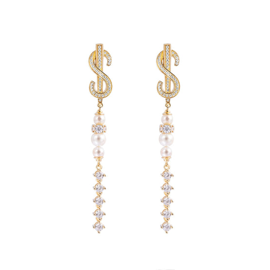 Seaside Treasures Emoji Pearl Dangle Earrings