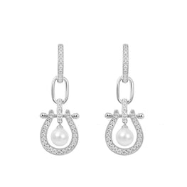 Seaside Treasures Herradura Pearl Two-Way Drop Earrings