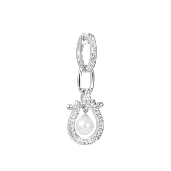 Seaside Treasures Herradura Pearl Two-Way Drop Earrings