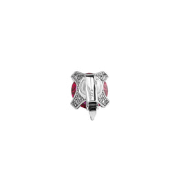Prism Clip-On Stud Earrings - Ruby Red