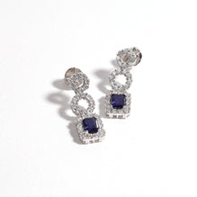 Hermosa Gemstone Earrings - Sapphire Blue