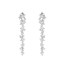 Icy Cluster Drop Earrings