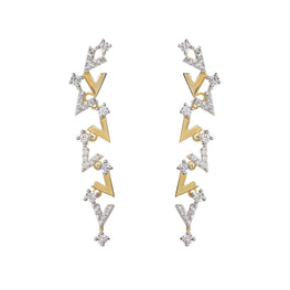 Reversed A Vivid V Series Drop Earrings