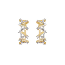 Reversed A Vivid V Series Hoop Earrings