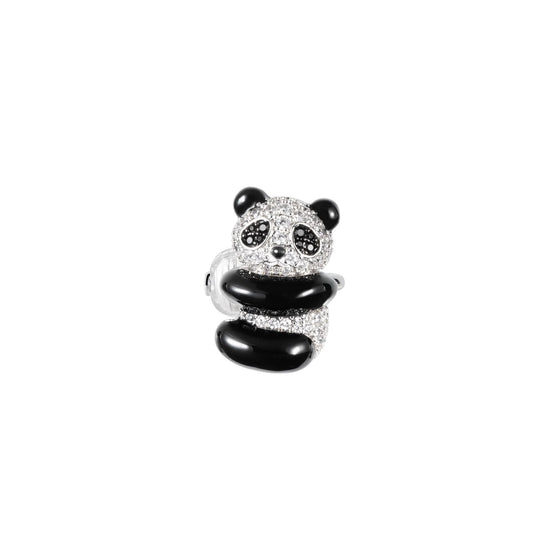 Puffy Panda Ear Cuff - Left
