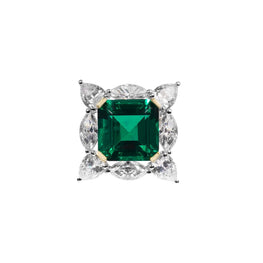 Hermosa Emerald Green Convertible Brooch