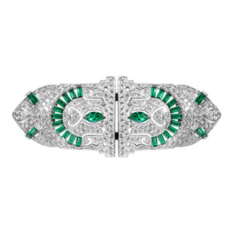 Gala Art Deco Convertible Brooch