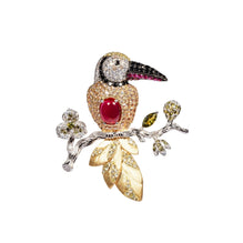 Gala Toucan Convertible Brooch