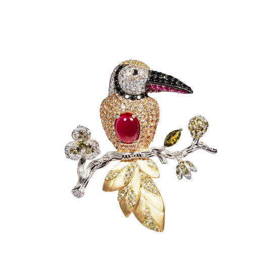 Gala Toucan Convertible Brooch