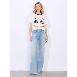 Women Evan Staceface Oversized Tee - White [價格已含稅]