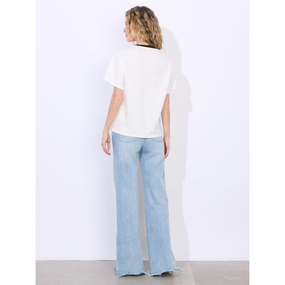 Women Evan Staceface Oversized Tee - White [價格已含稅]