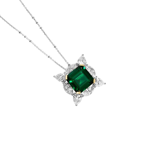 Hermosa Emerald Green Pendant (NOT come with necklace chain)