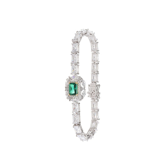 Always Mesmerizing Emerald Green Bracelet