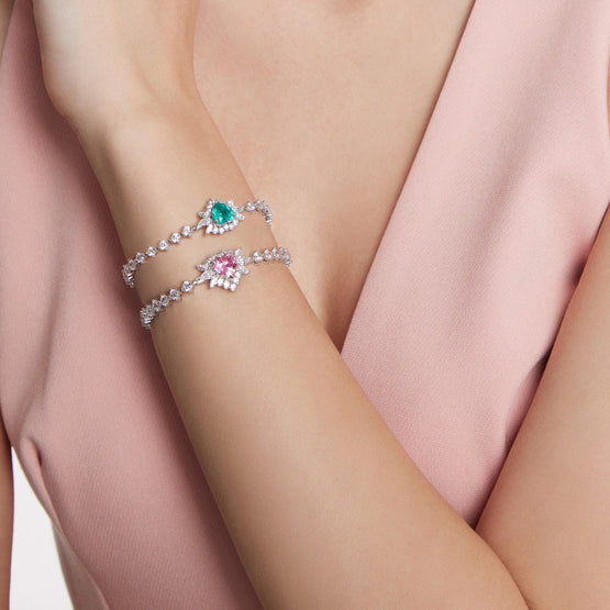 Fresco Bubbles Soapy Green Bracelet