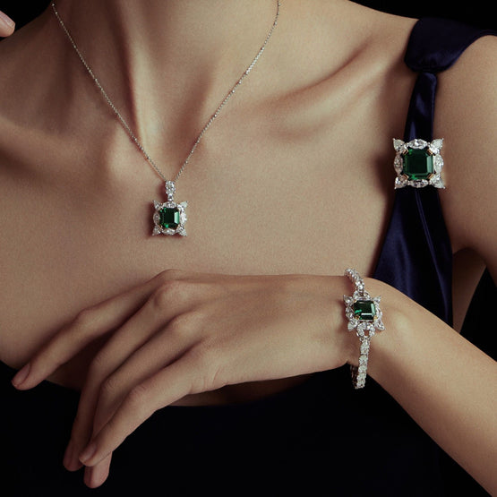Hermosa Emerald Green Bracelet