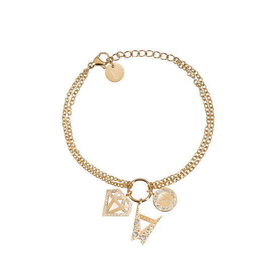 ARTE Signature Logo Charm Bracelet