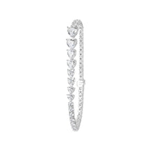 Whisper Of Love Graduated Heart-Shaped Tennis Bracelet
