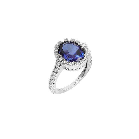 Hermosa Ring - Sapphire Blue
