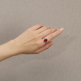 Hermosa Ring - Ruby Red