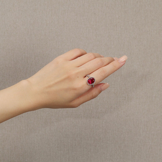 Hermosa Ring - Ruby Red