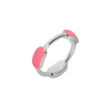 Toggle Pillow Dome Ring - Coral Pink