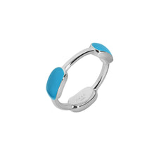 Toggle Pillow Dome Ring - Sleeping Beauty Blue