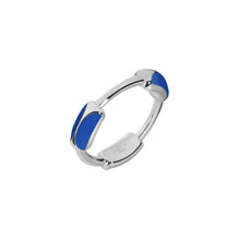 Toggle Sculpted Dome Ring - Lapis Blue
