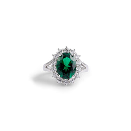 Hermosa Green Ring