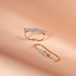 Junto Bow Twin Ring