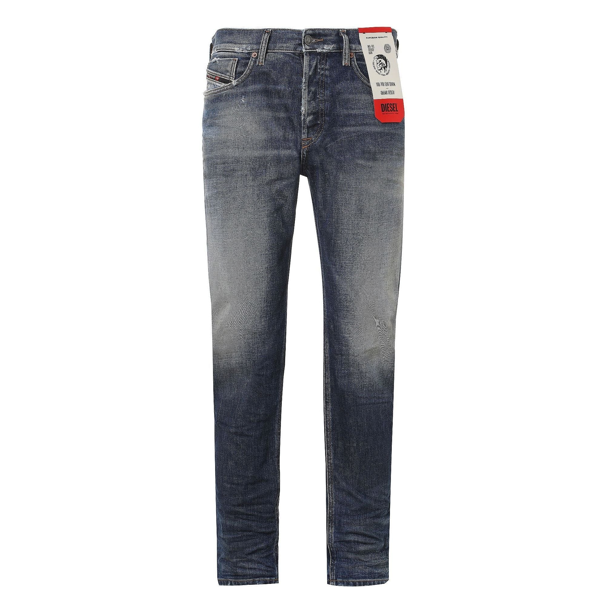 Men D-Fining L.30 Trousers - Navy