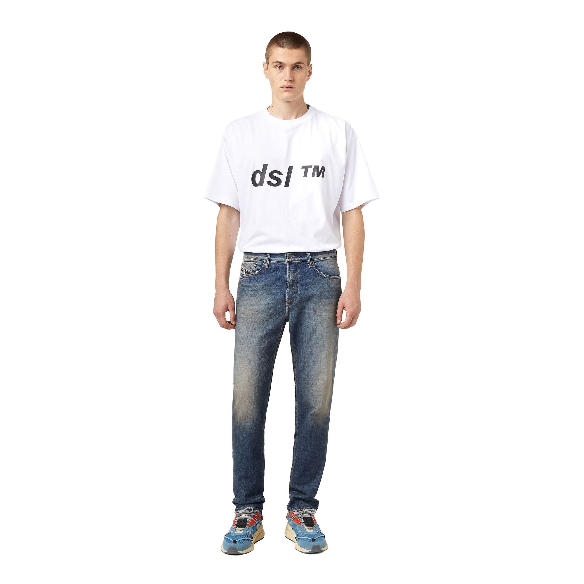 Men D-Fining L.30 Trousers - Navy