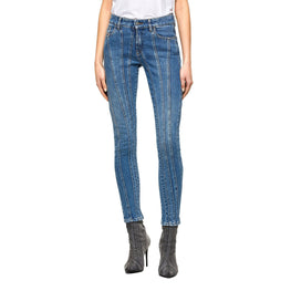 Women D-Slandy-Mm L.30 Trousers - Blue
