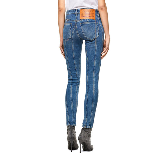 Women D-Slandy-Mm L.30 Trousers - Blue
