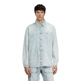 Men D-Simply Shirt - Light Blue