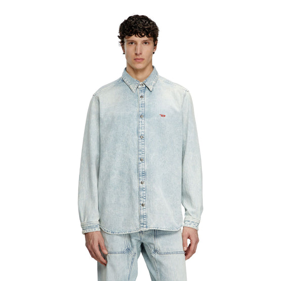 Men D-Simply Shirt - Light Blue