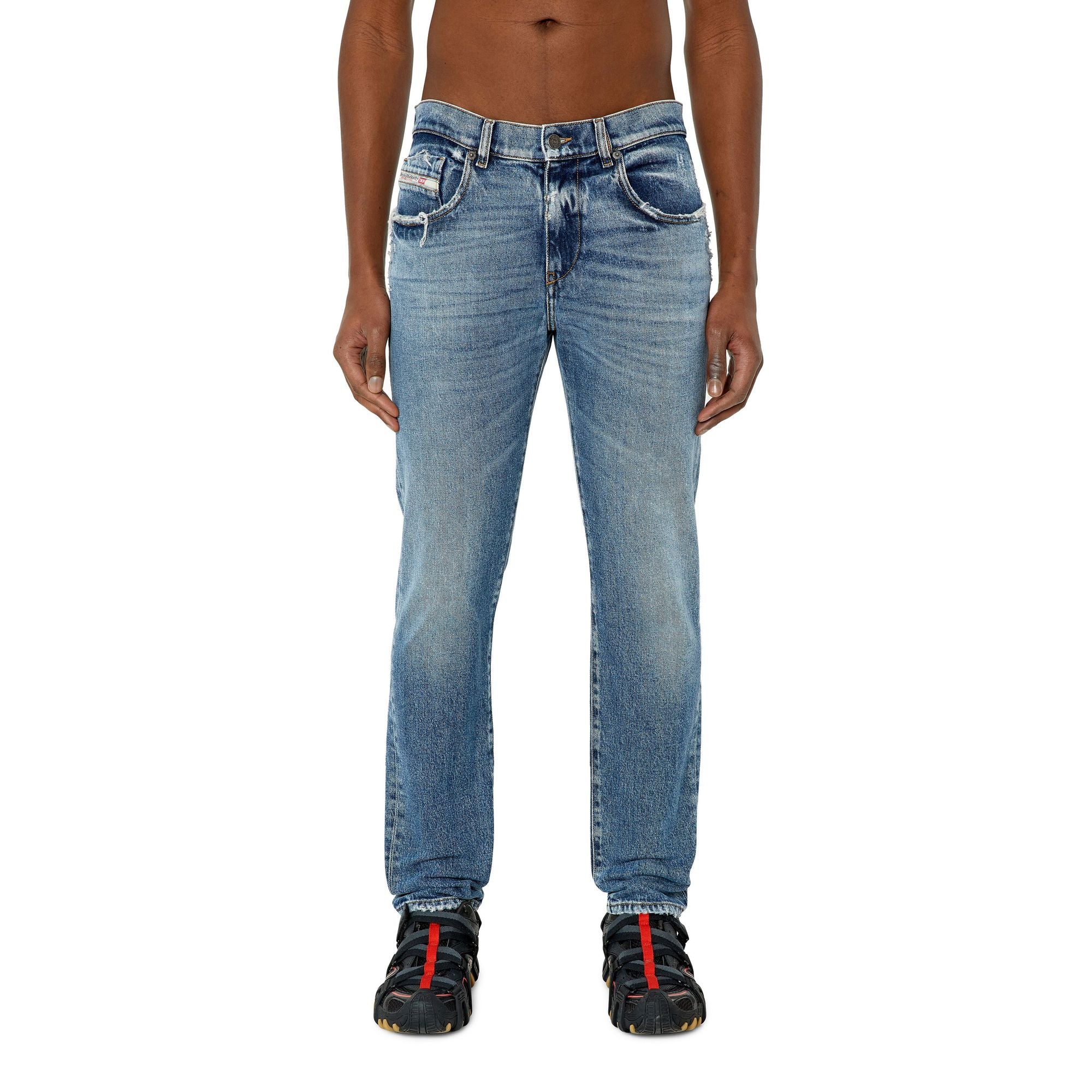 Men 2019 D-Strukt L.30 Trousers - Blue