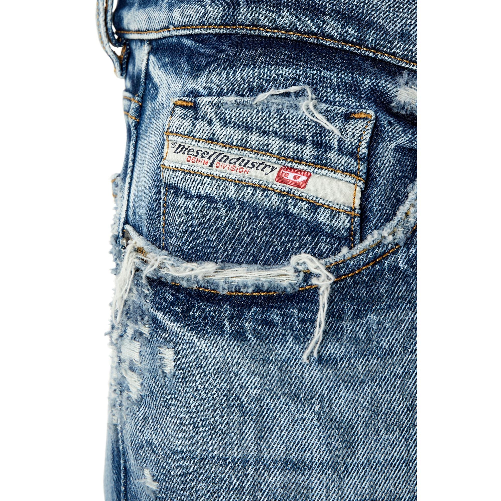 Men 2019 D-Strukt L.30 Trousers - Blue