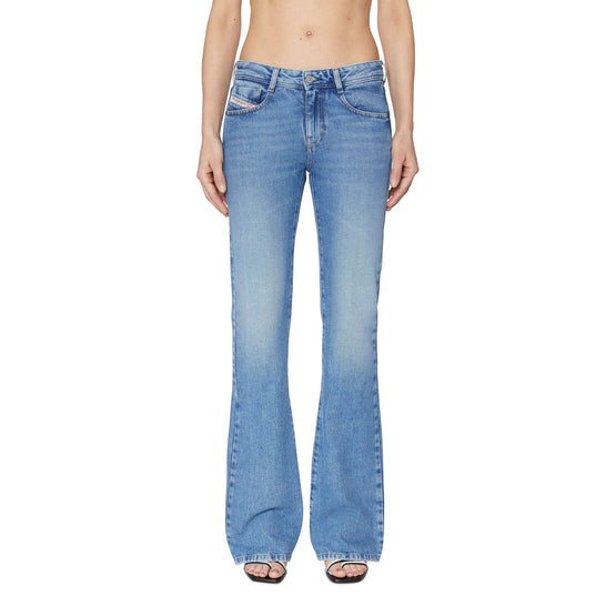 Women 1969 D-Ebbey L.32 Trousers - Medium Blue