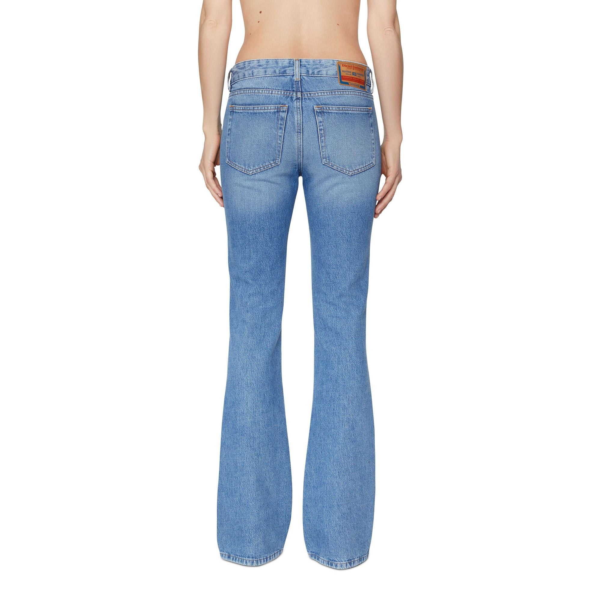 Women 1969 D-Ebbey L.32 Trousers - Medium Blue