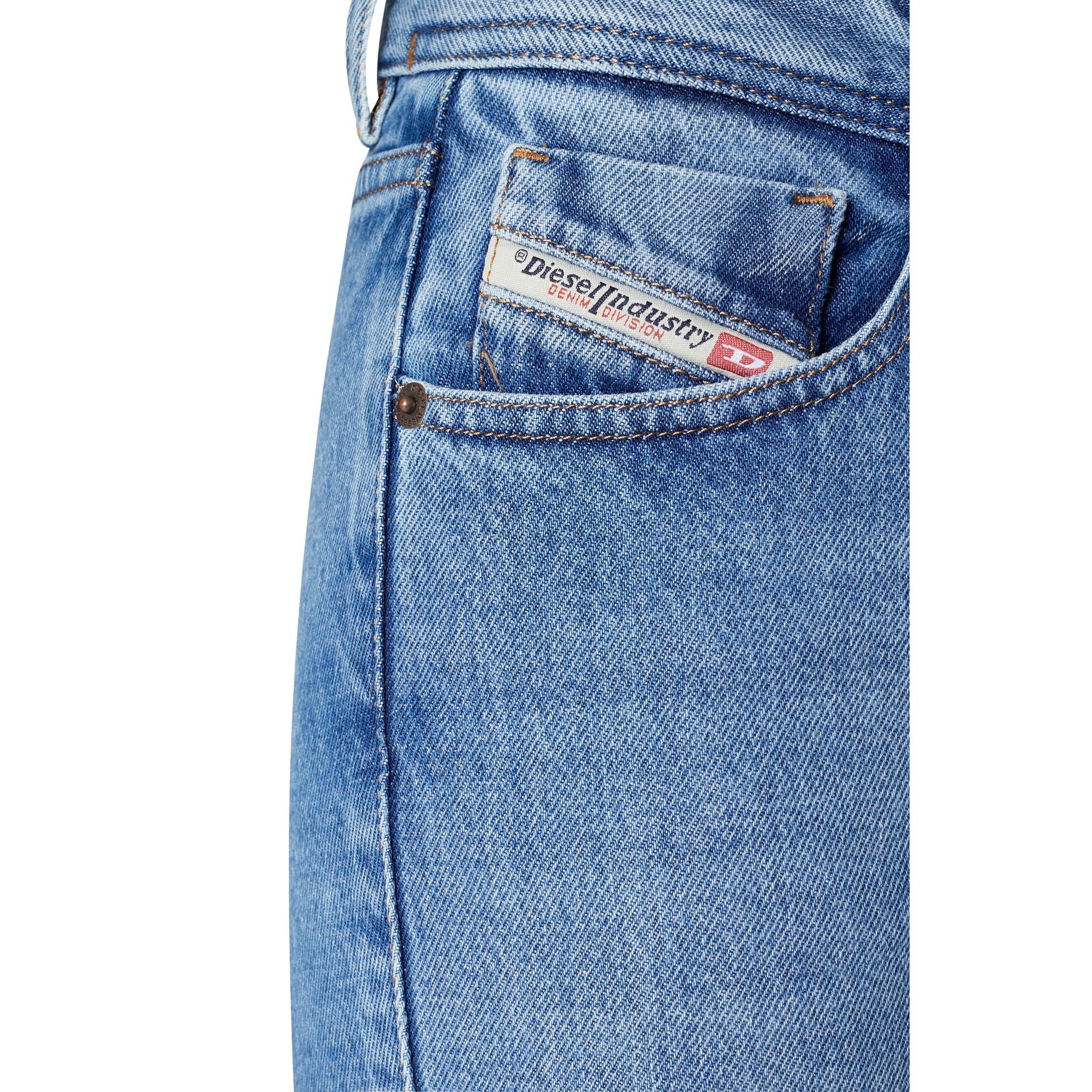 Women 1969 D-Ebbey L.32 Trousers - Medium Blue