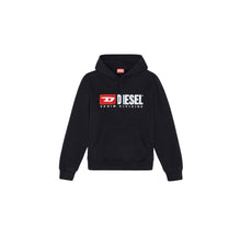 Men S-Ginn-Hood-Div Sweat-Shirt - Black