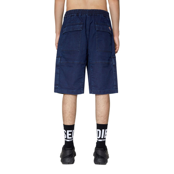 Men D-Krooley-Cargo-Short-Ne Shorts - Navy