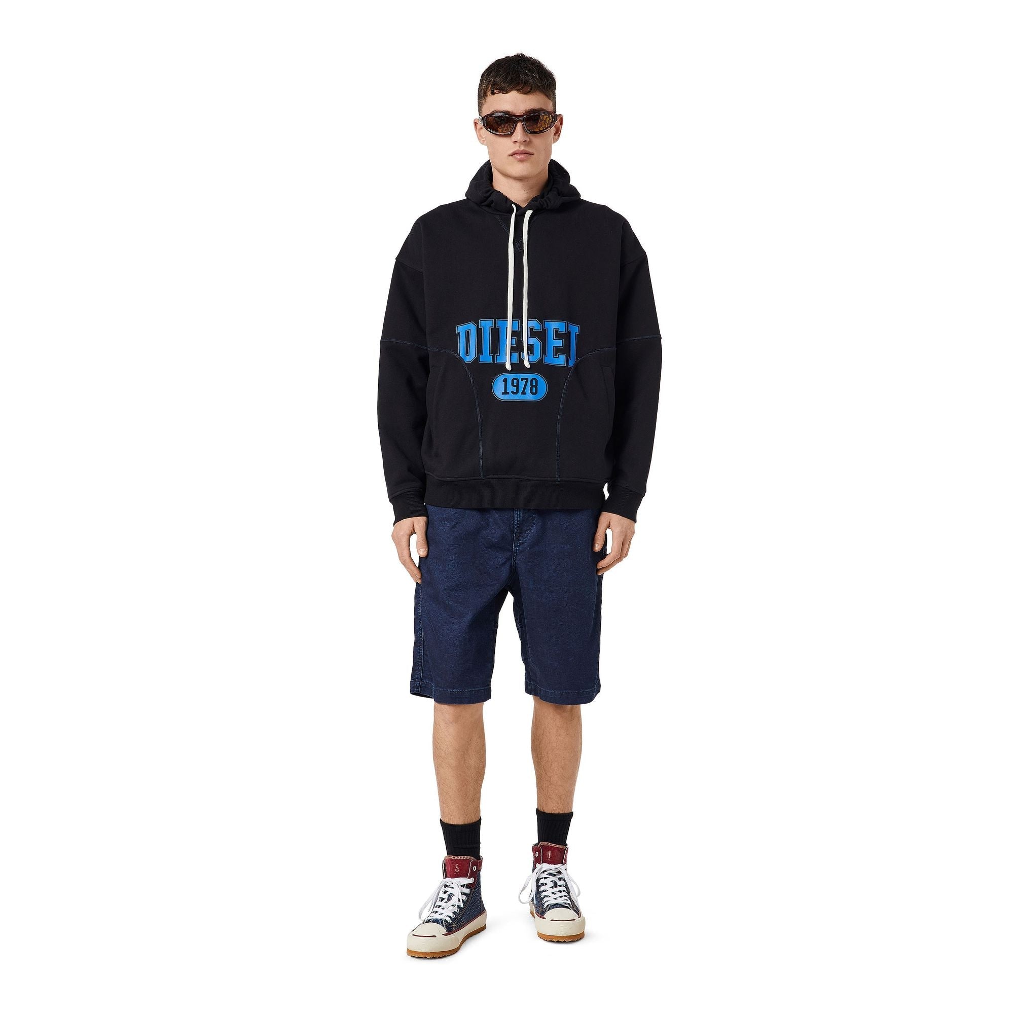 Men D-Krooley-Short-Ne Shorts - Navy